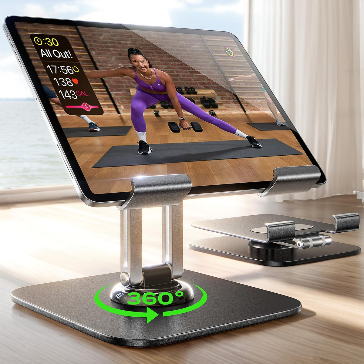 LISEN für iPad Tablet Ständer Halterung Tisch, Tabletständer Schreibtisch