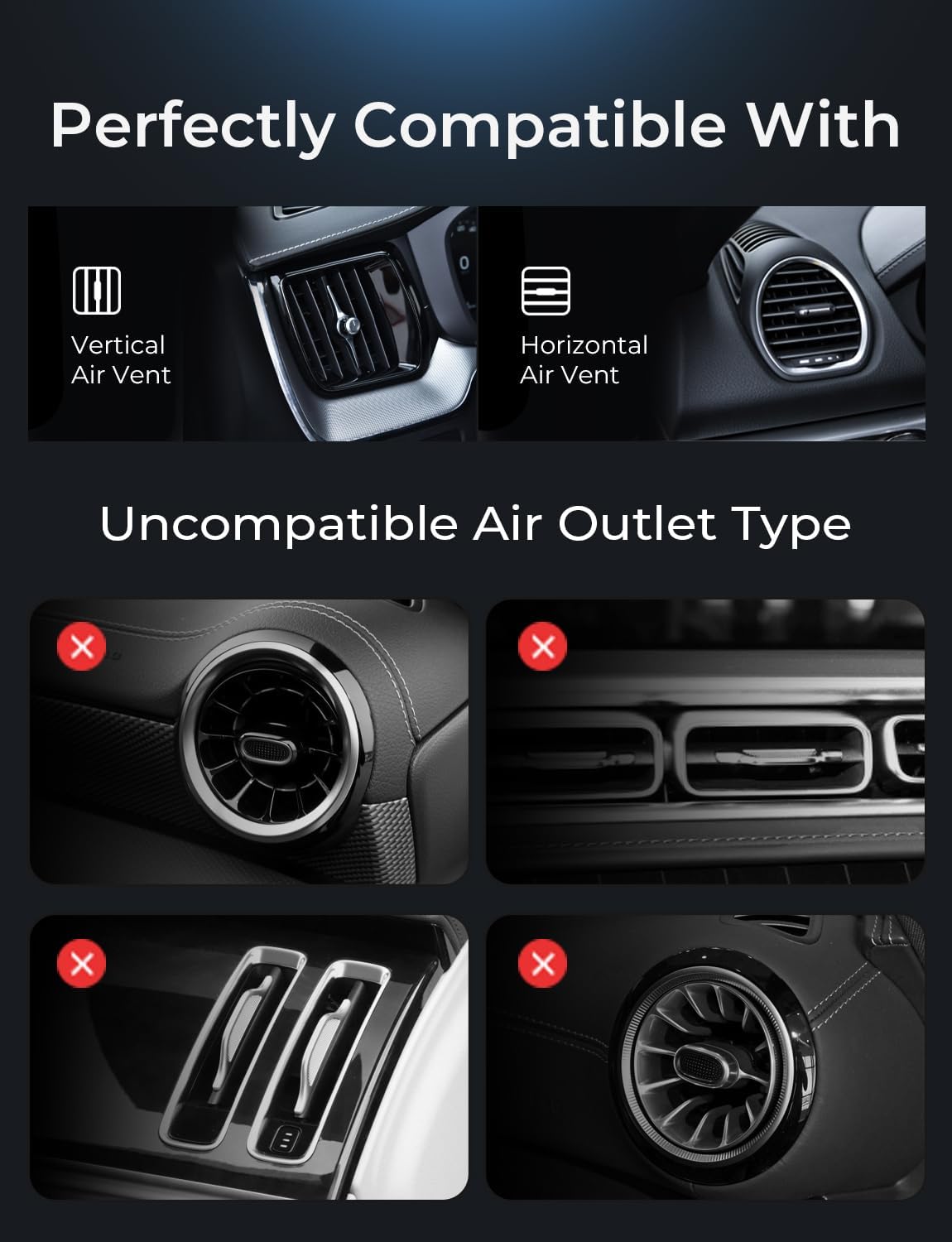 Lisen Magsafe 車載ワイヤレス充電器