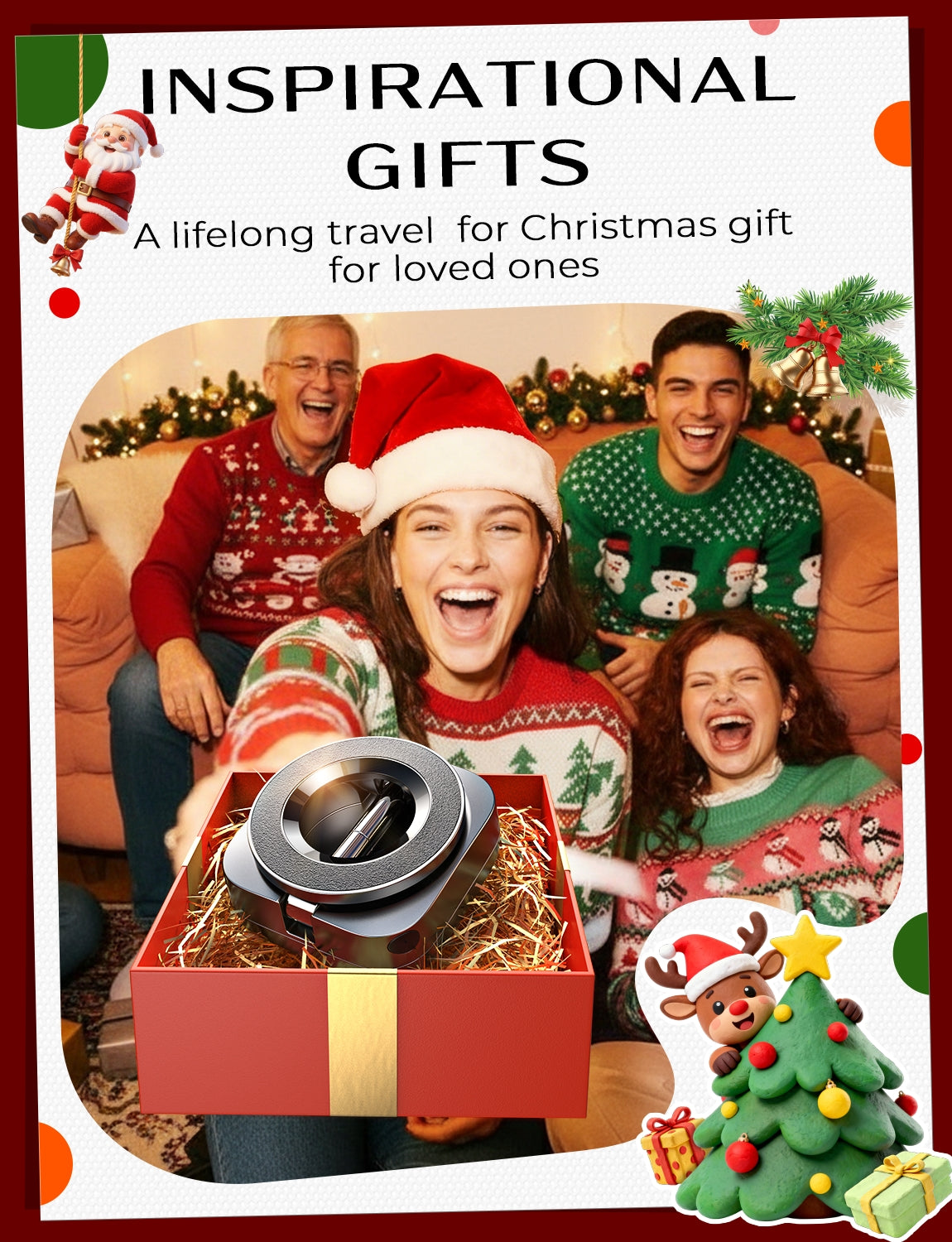 LISEN Universal Flight Airplane Phone Holder Mount for Magsafe