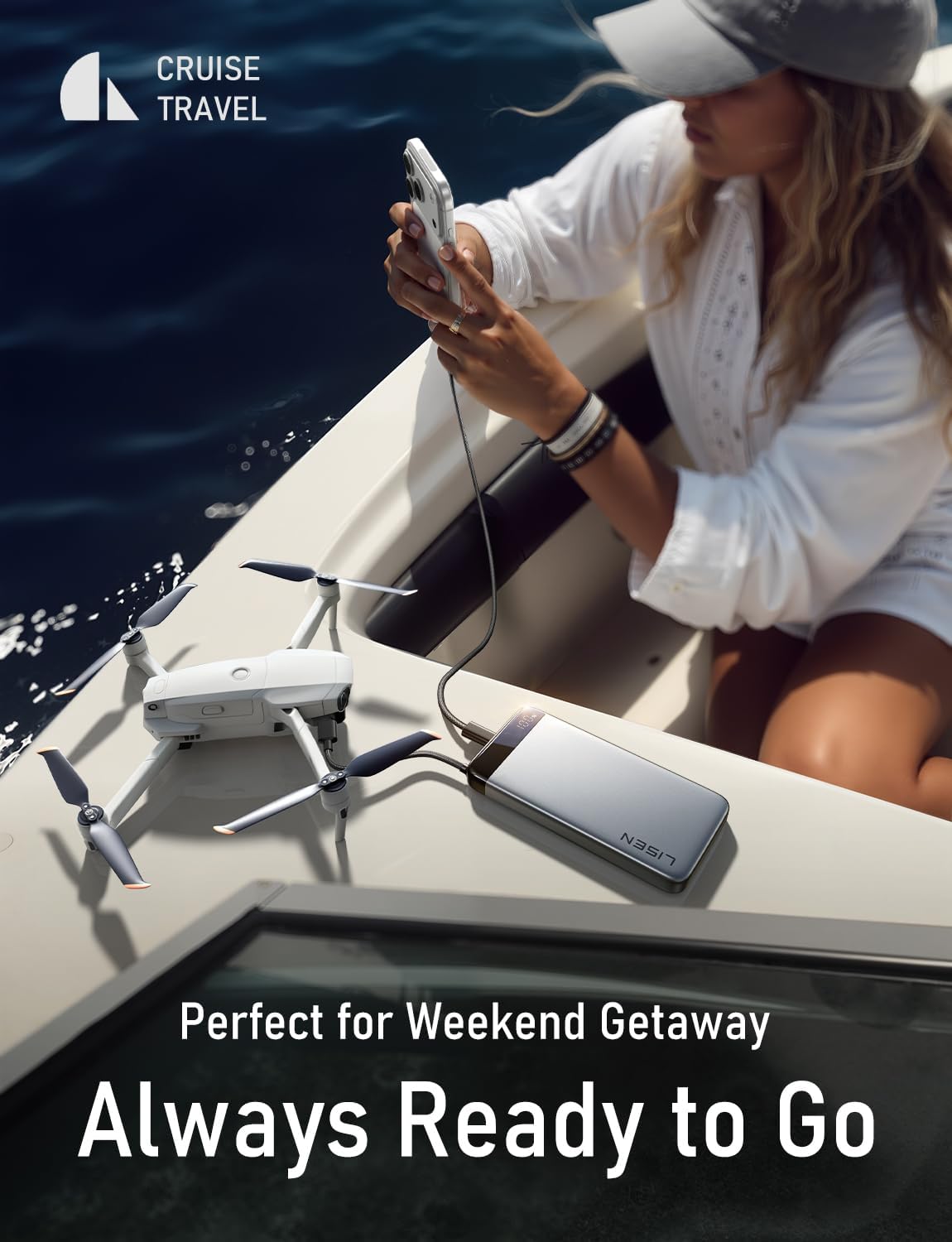 LISEN 20000mAh Power Bank Portable Charger