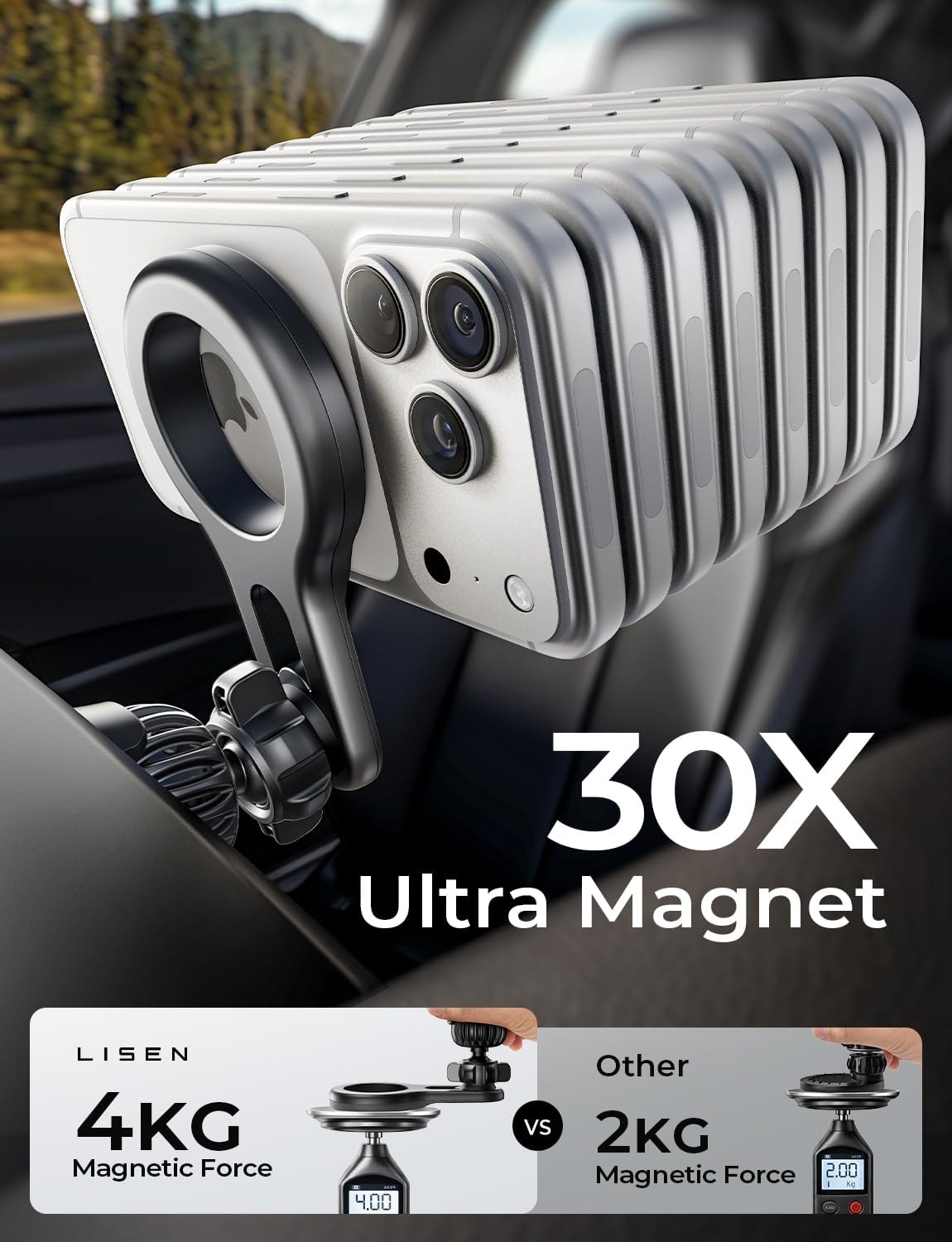 LISEN Magsafe Car Mount