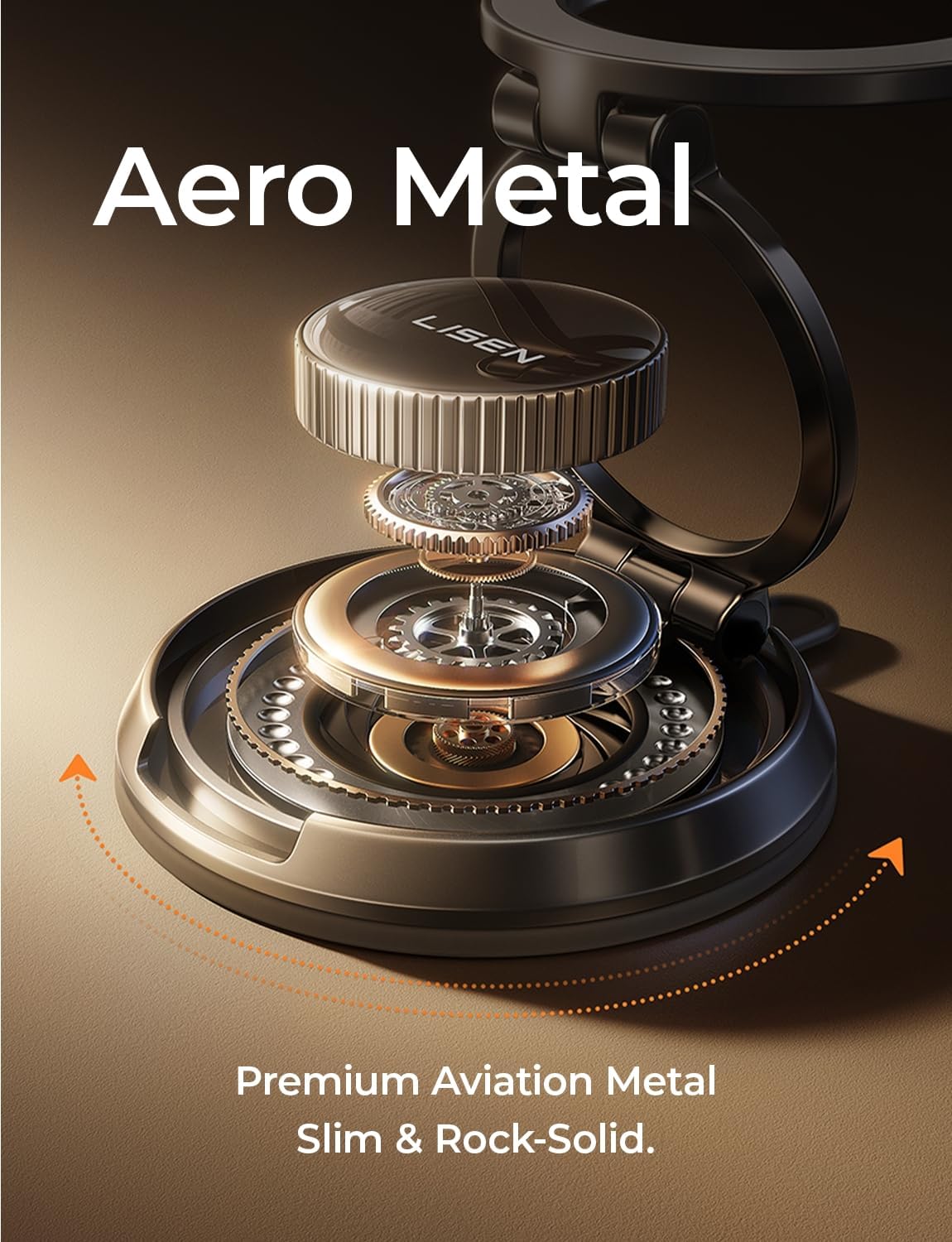 LISEN Metal Car Phone Holder