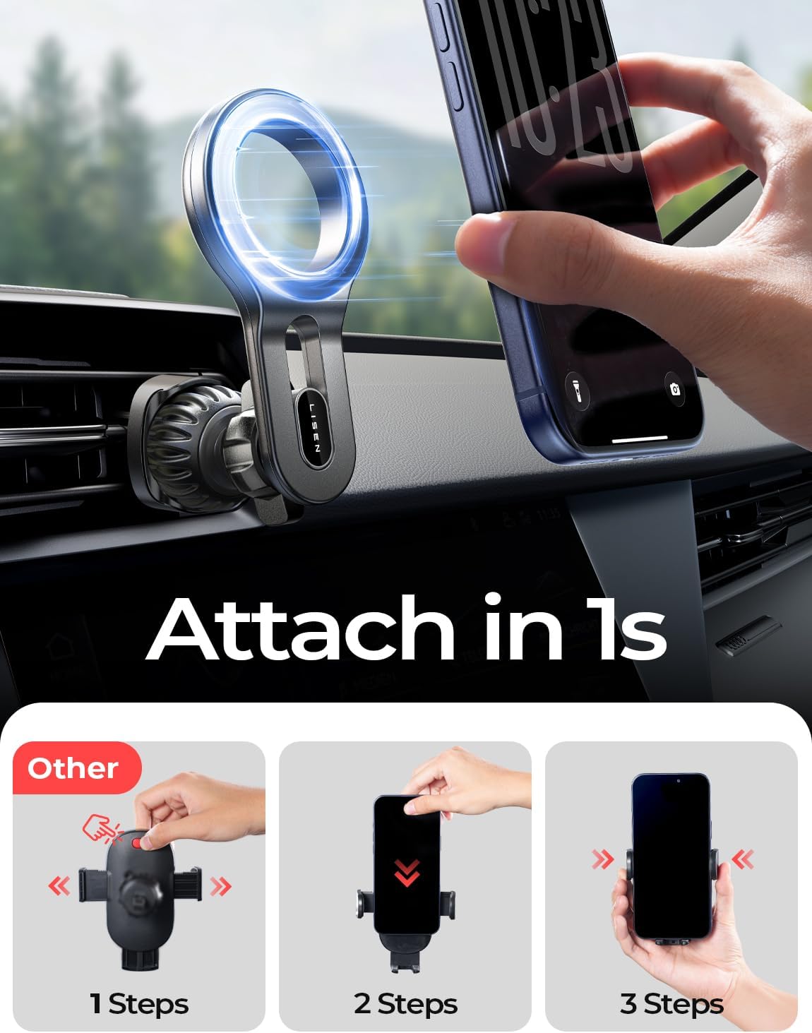 LISEN Magsafe Car Mount