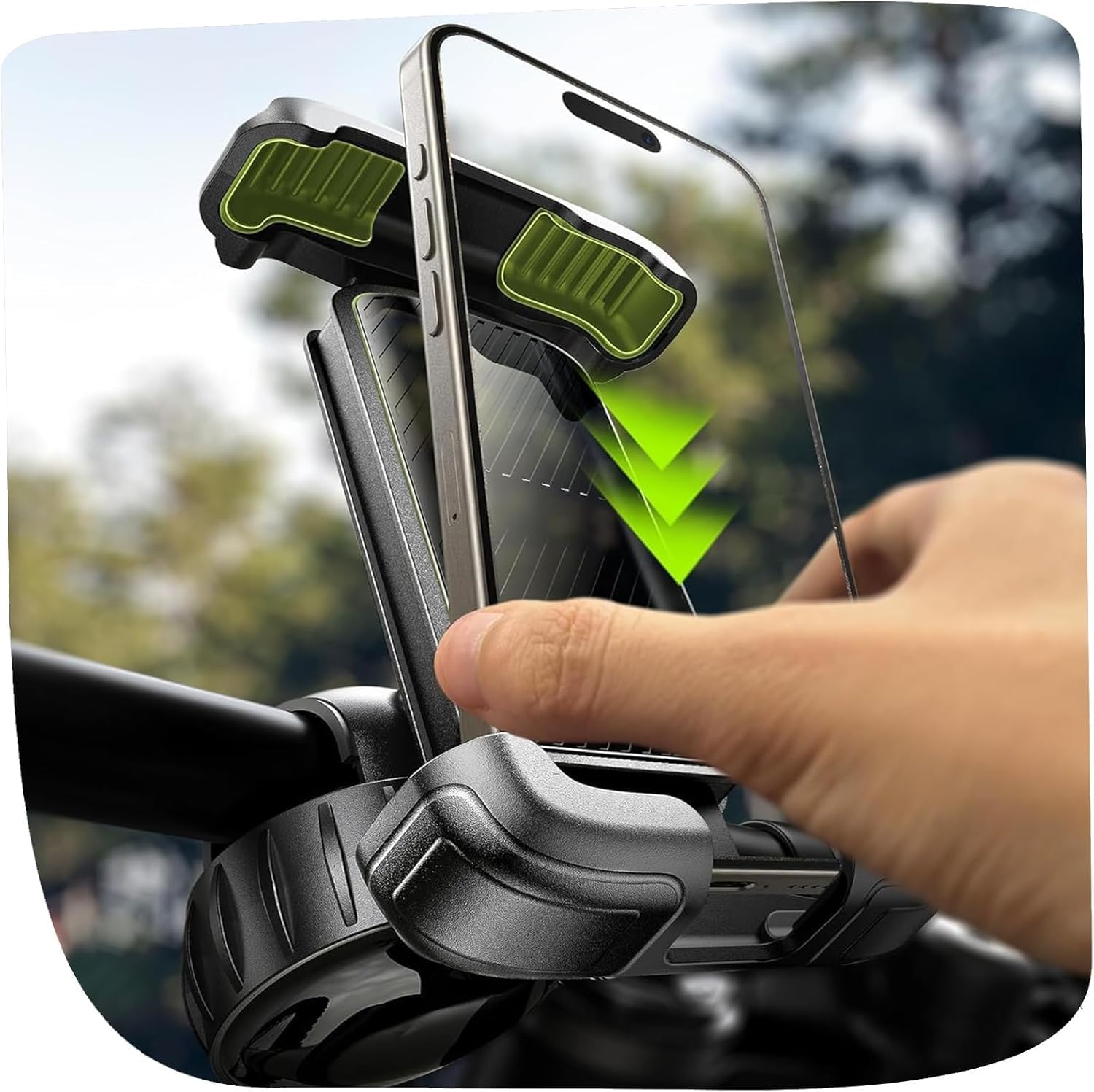 smartphone halterung für fahrradlenker LISEN Handyhalter Fahrradlenker