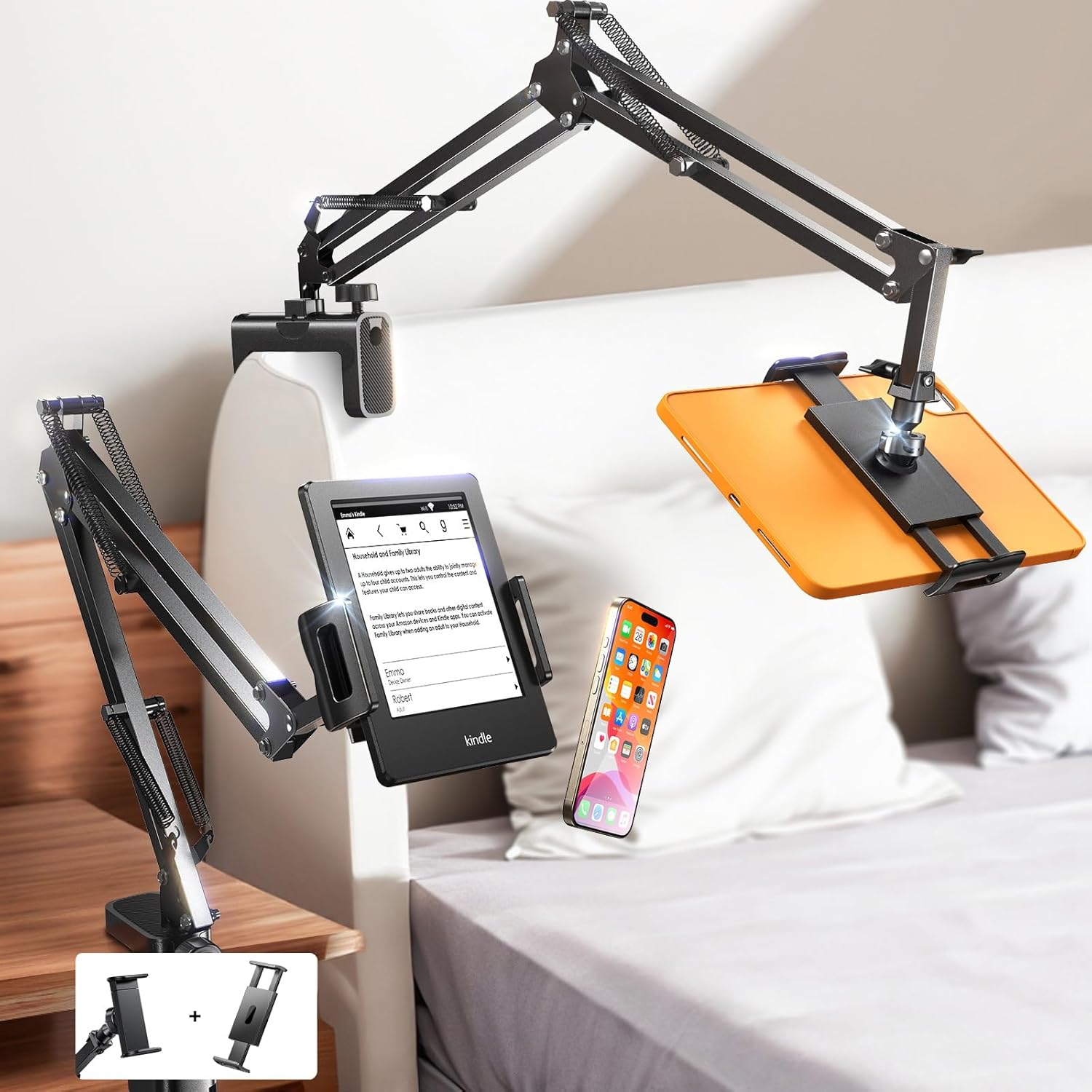 LISEN Tablet Stand iPad Stand for Desk & Bed
