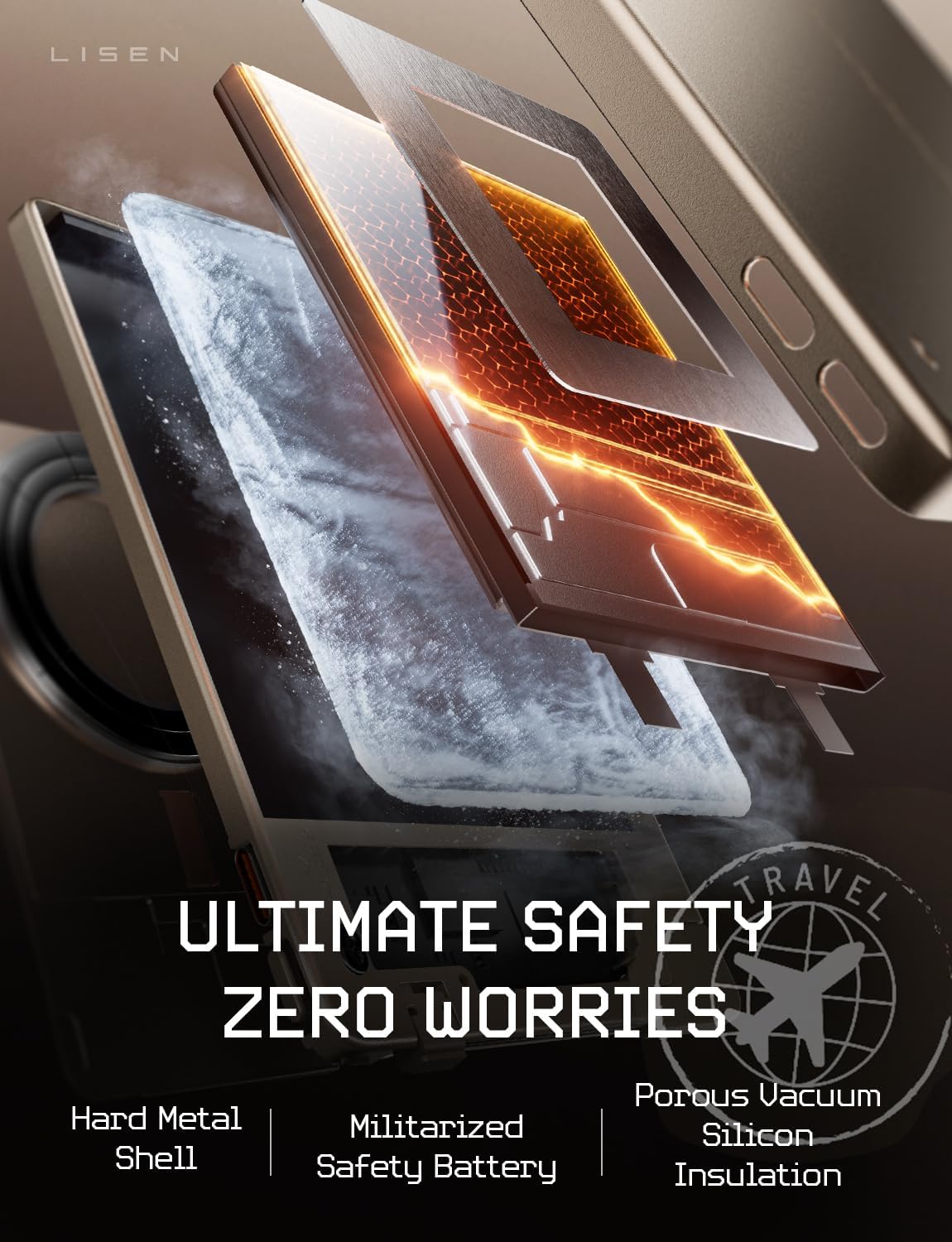 LISEN 0.2‘’ Charge Card Phone Charger