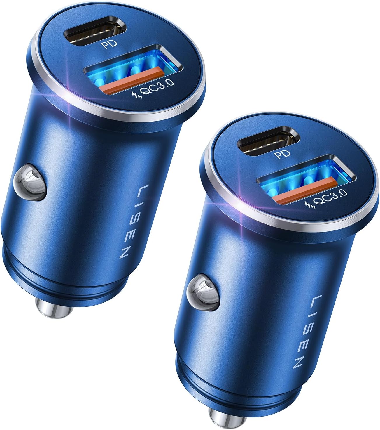 LISEN 54W Car Phone Charger USB C