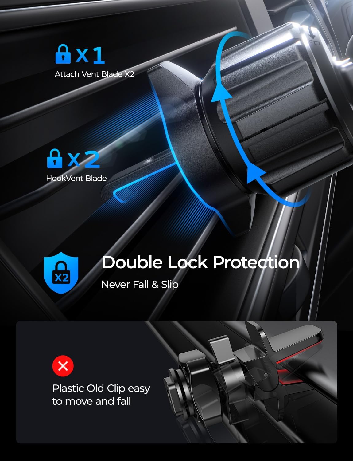 LISEN for MagSafe Car Mount Charger【15W Pro】