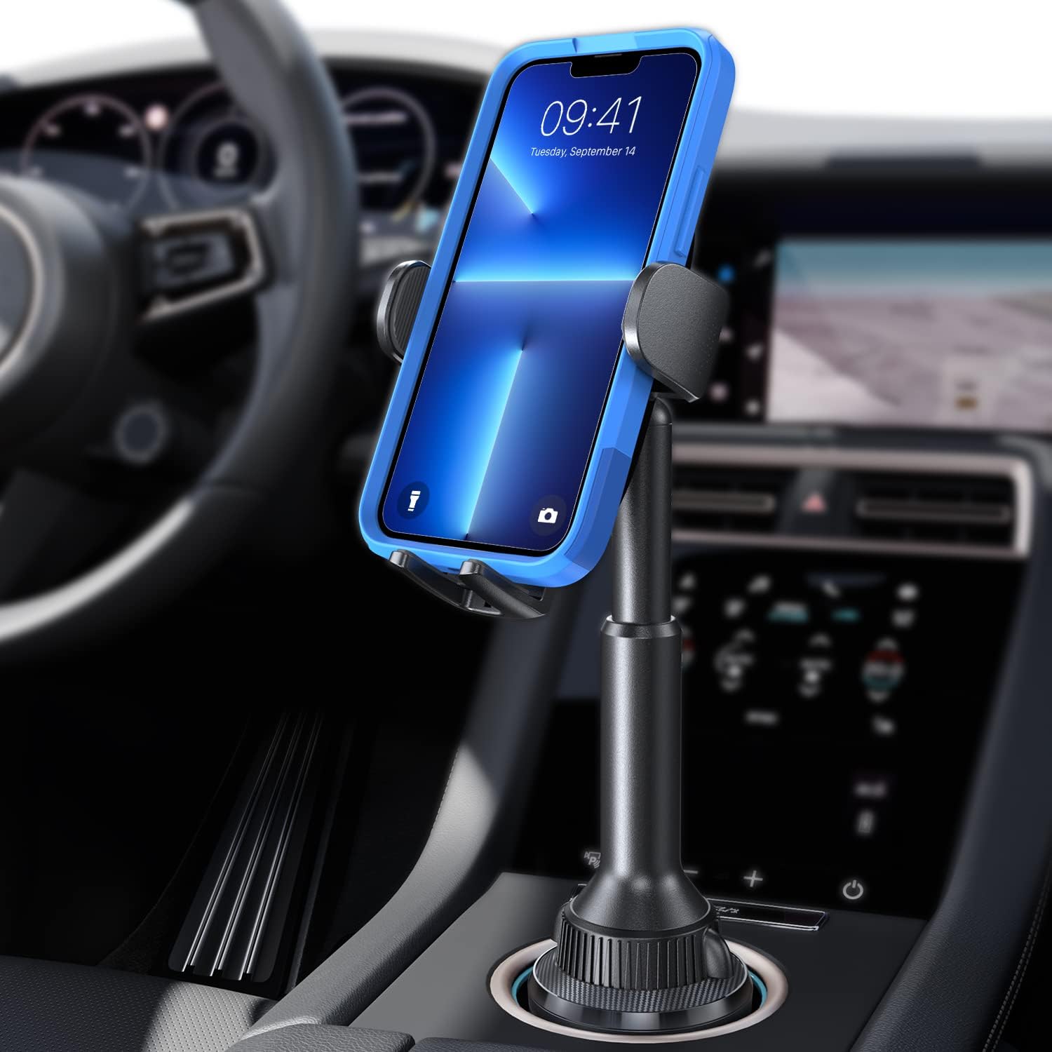 Lisen Cup Holder Phone Mount for Car - Main Image