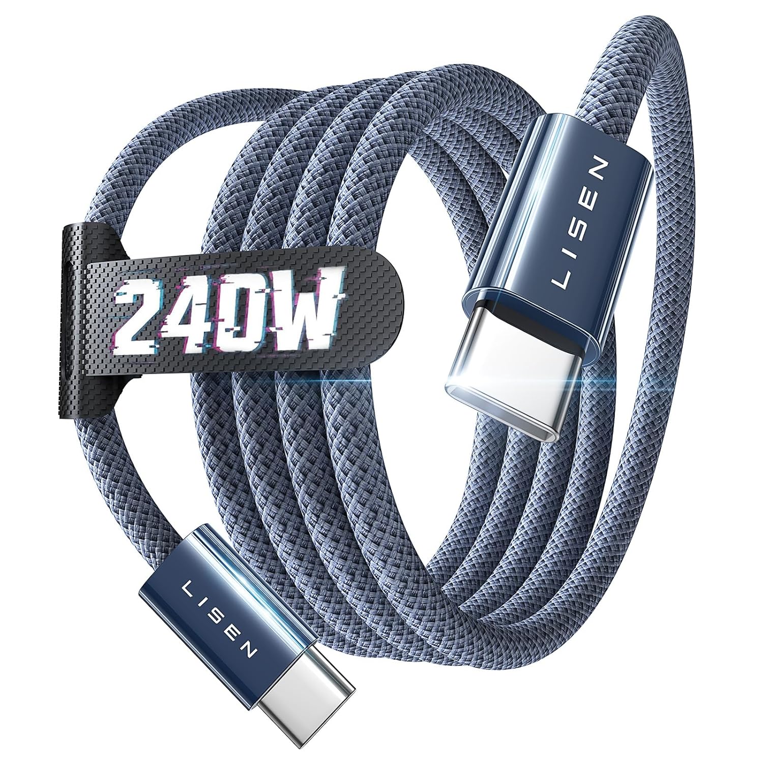 LISEN 240W Cable USB C a USB C 1M