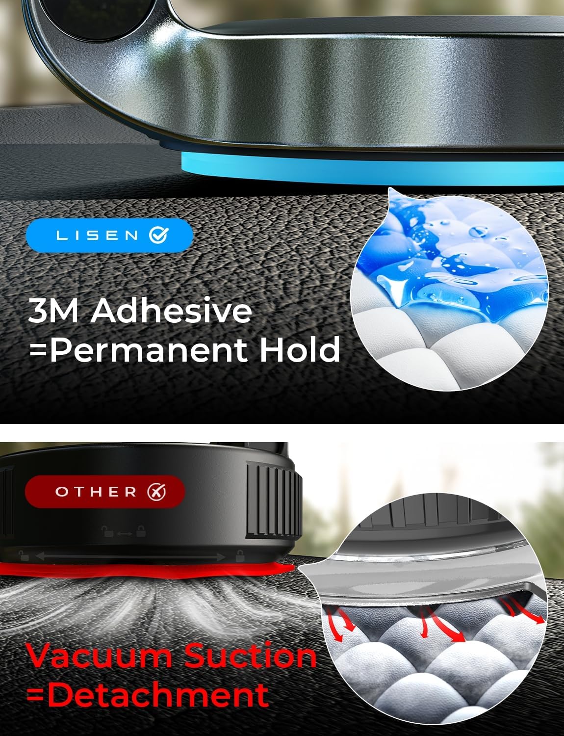 LISEN for iPhone 17 MagSafe Car Mount
