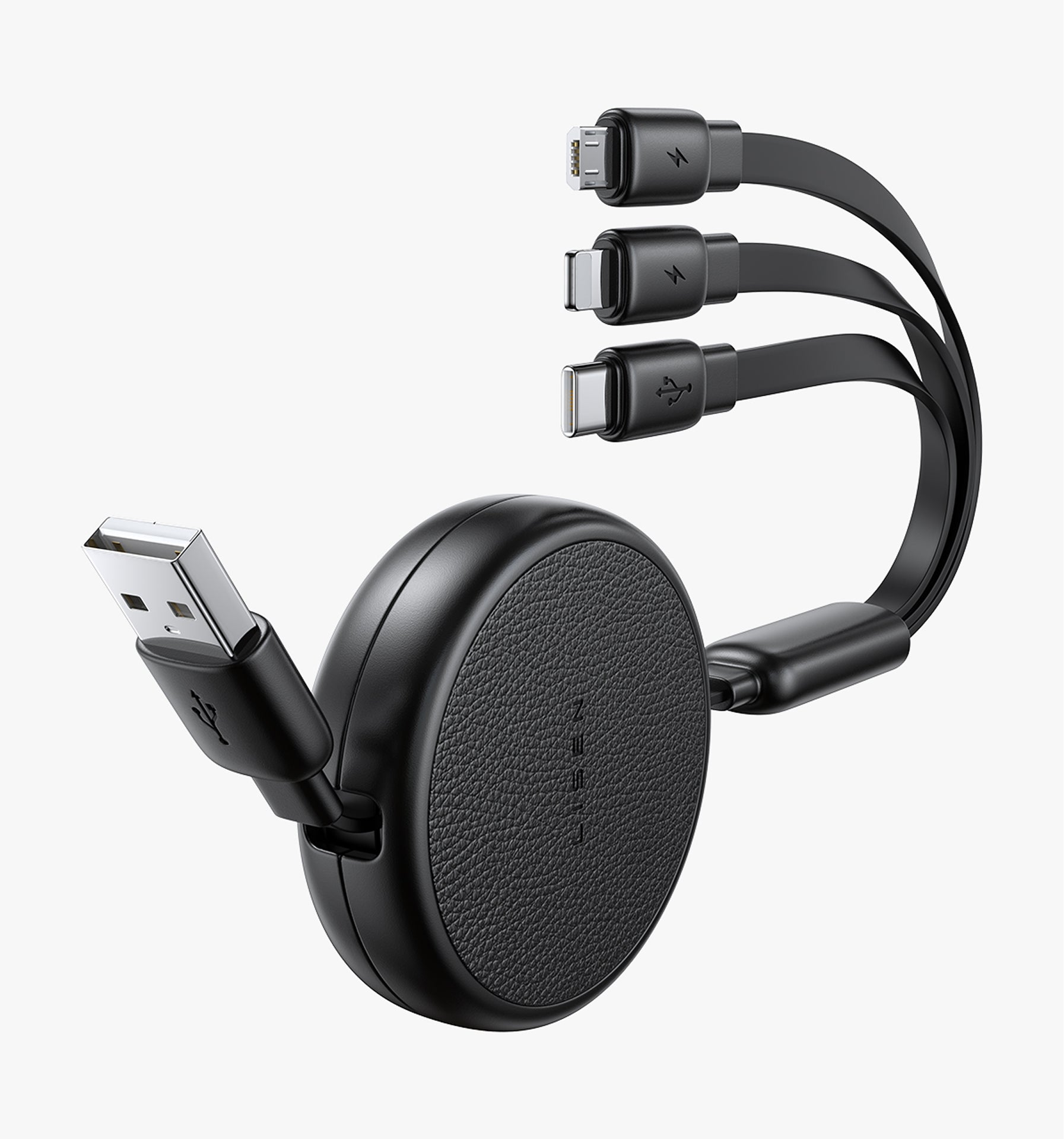 LISEN Multi 3 in 1 Retractable Charging Cable