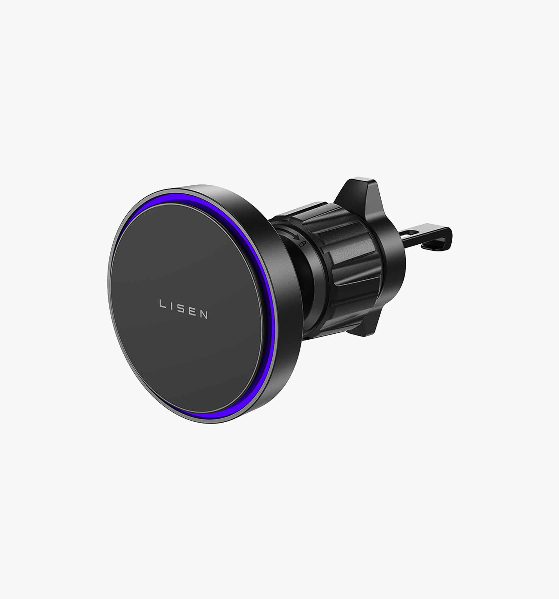 LISEN 15W MagSafe カーマウント充電器、iPhone 17 Pro Maxアクセサリー用磁気ワイヤレスカーチャージャー、iPhone 17-12、Samsung、Jeep Ford F150アクセサリー用磁気電話ホルダー、男性へのギフト