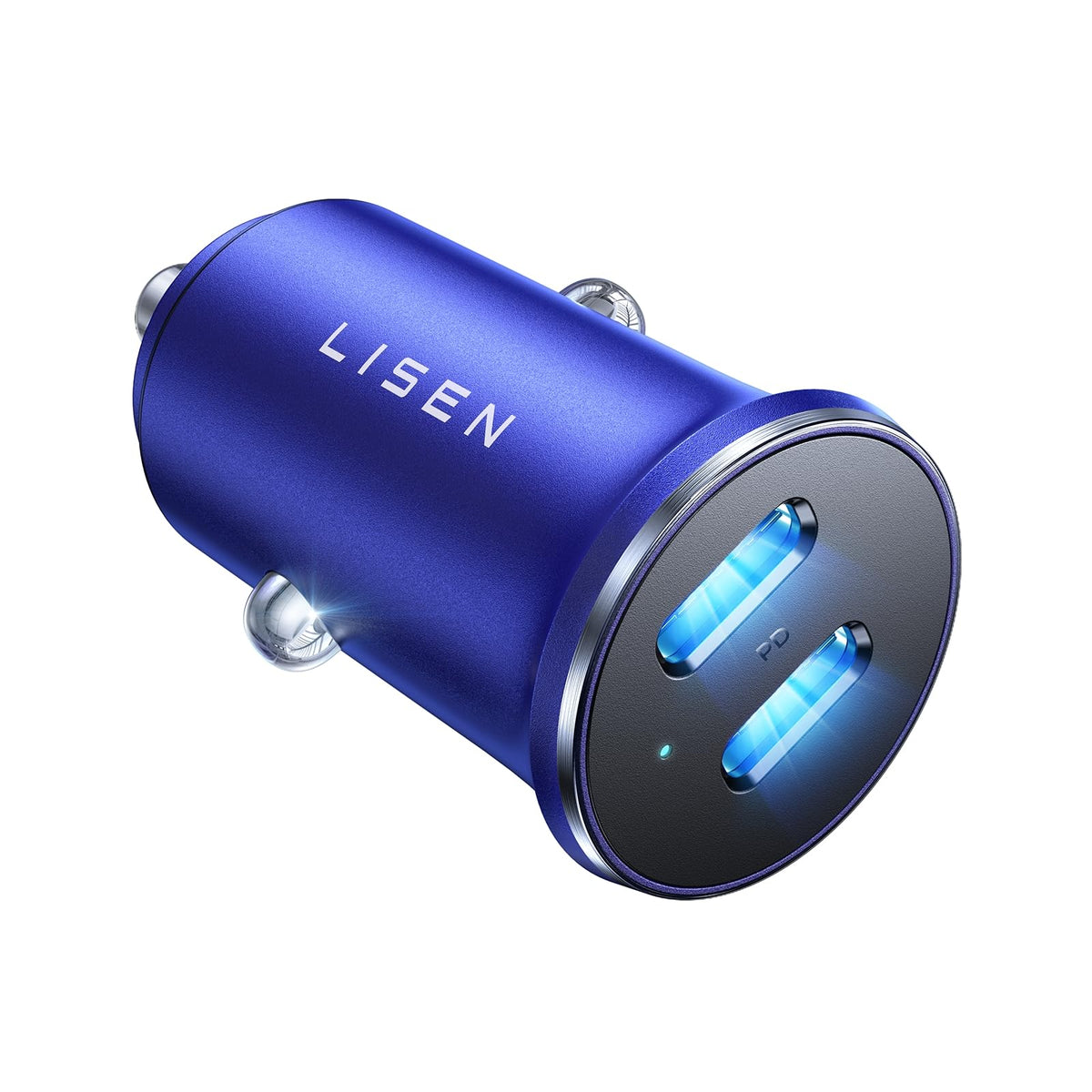 LISEN 90W USB C Car Charger USB C Fast Charge, PD3.0 Fast Car Charger, Blue