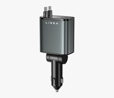 LISEN Retractable 84W Fast Car Charger