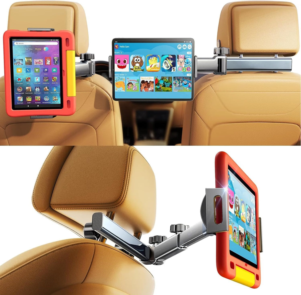 LISEN für iPad Tablet Halterung Auto Kopfstütze