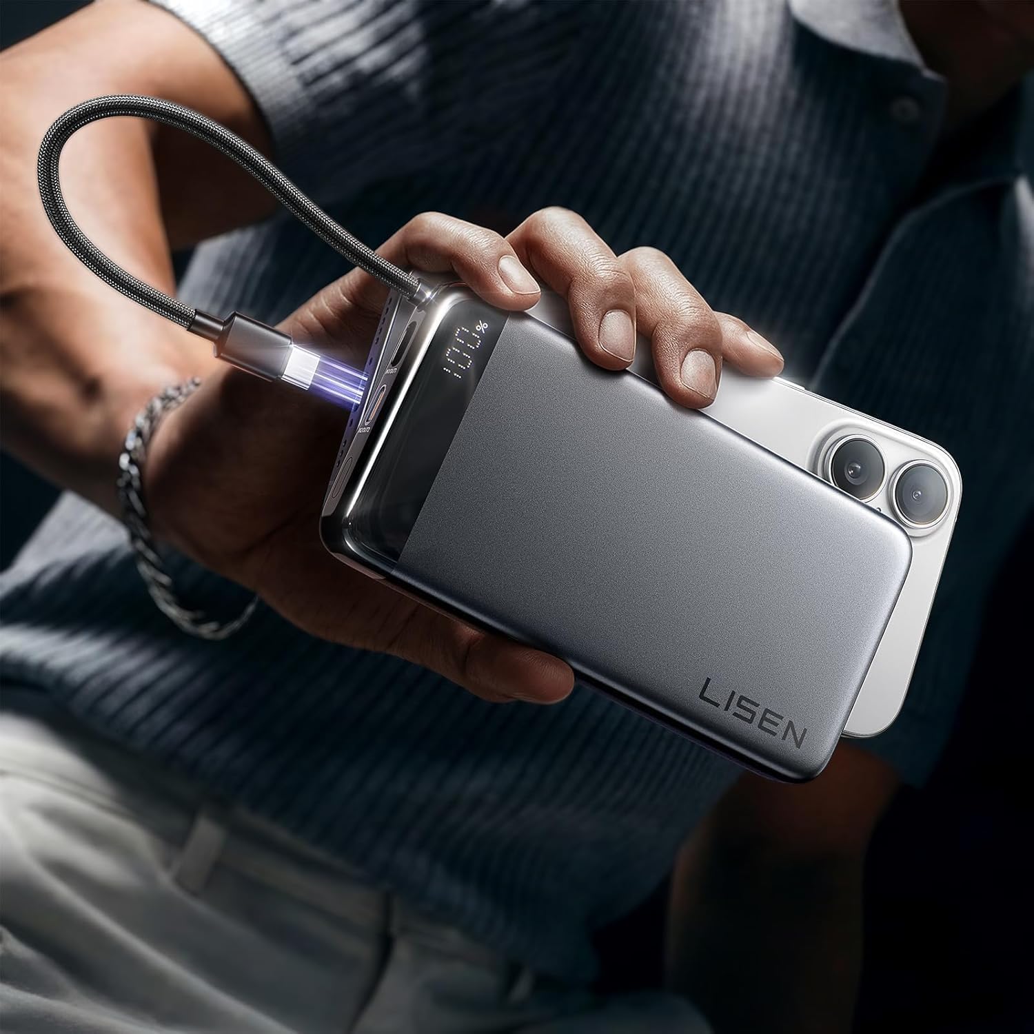 LISEN 20000mAh 22.5W Power Bank | CCC Certified | Airplane Travel