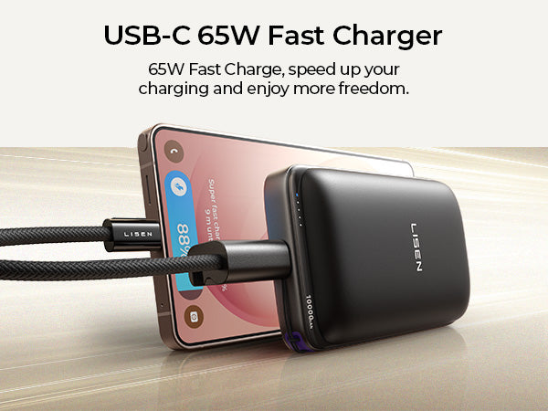 65W Fast Charging, Ready When You Are.
