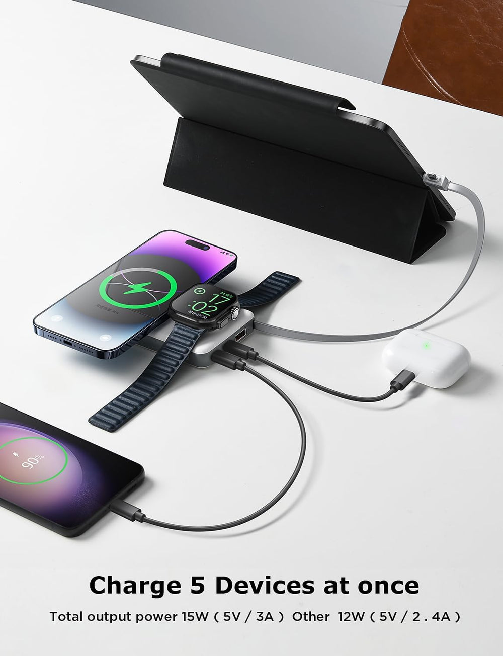 Apple 3-in-1 10000mAh MagSafe Power Bank by LISEN