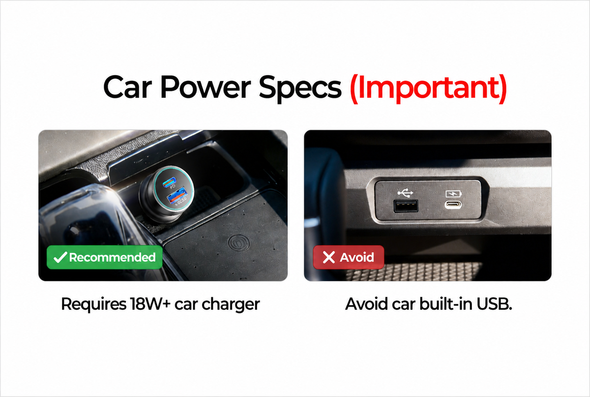 Use the Right Power Source