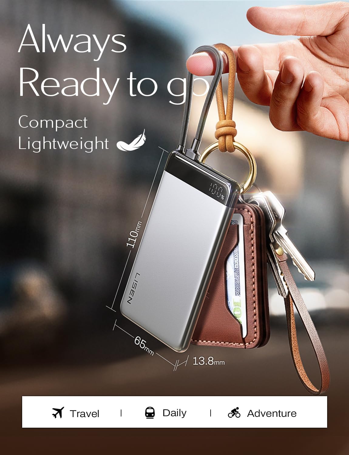 LISEN for iPhone 17 Portable Charger