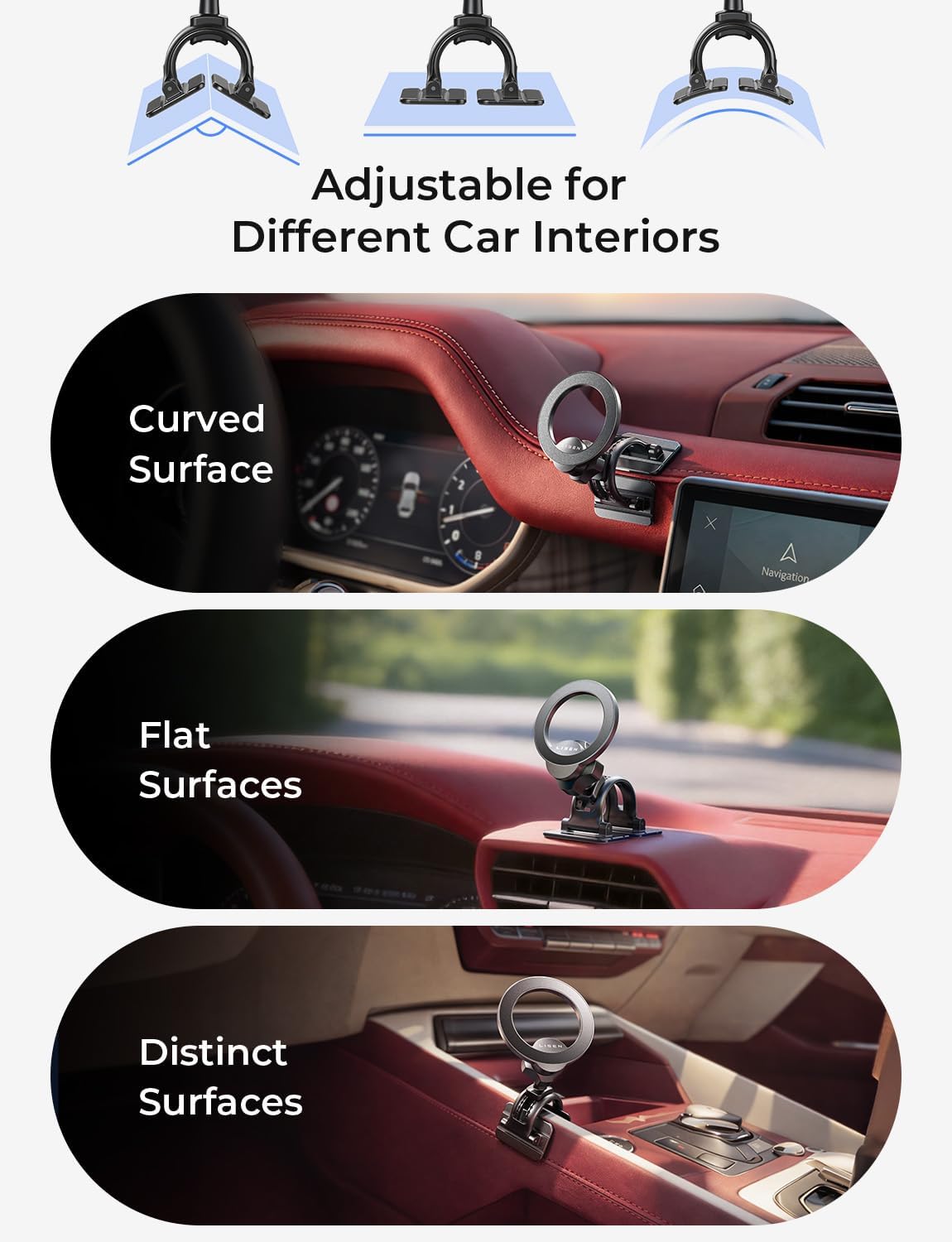 LISEN 2026 Upgrade Ultra Magnetic MagSafe Car Mount | Air Vent