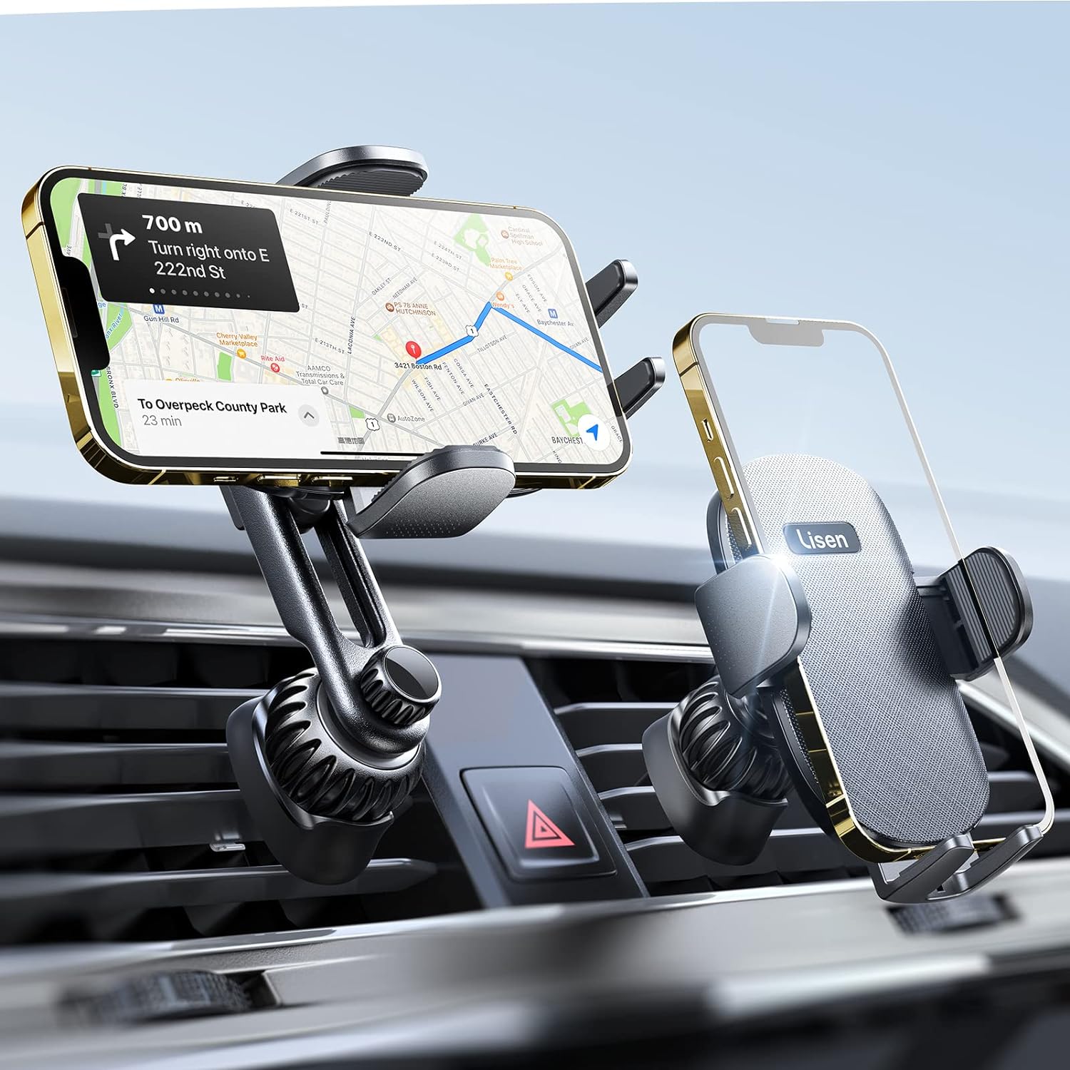 LISEN Cell Phone Car Mount for iPhone