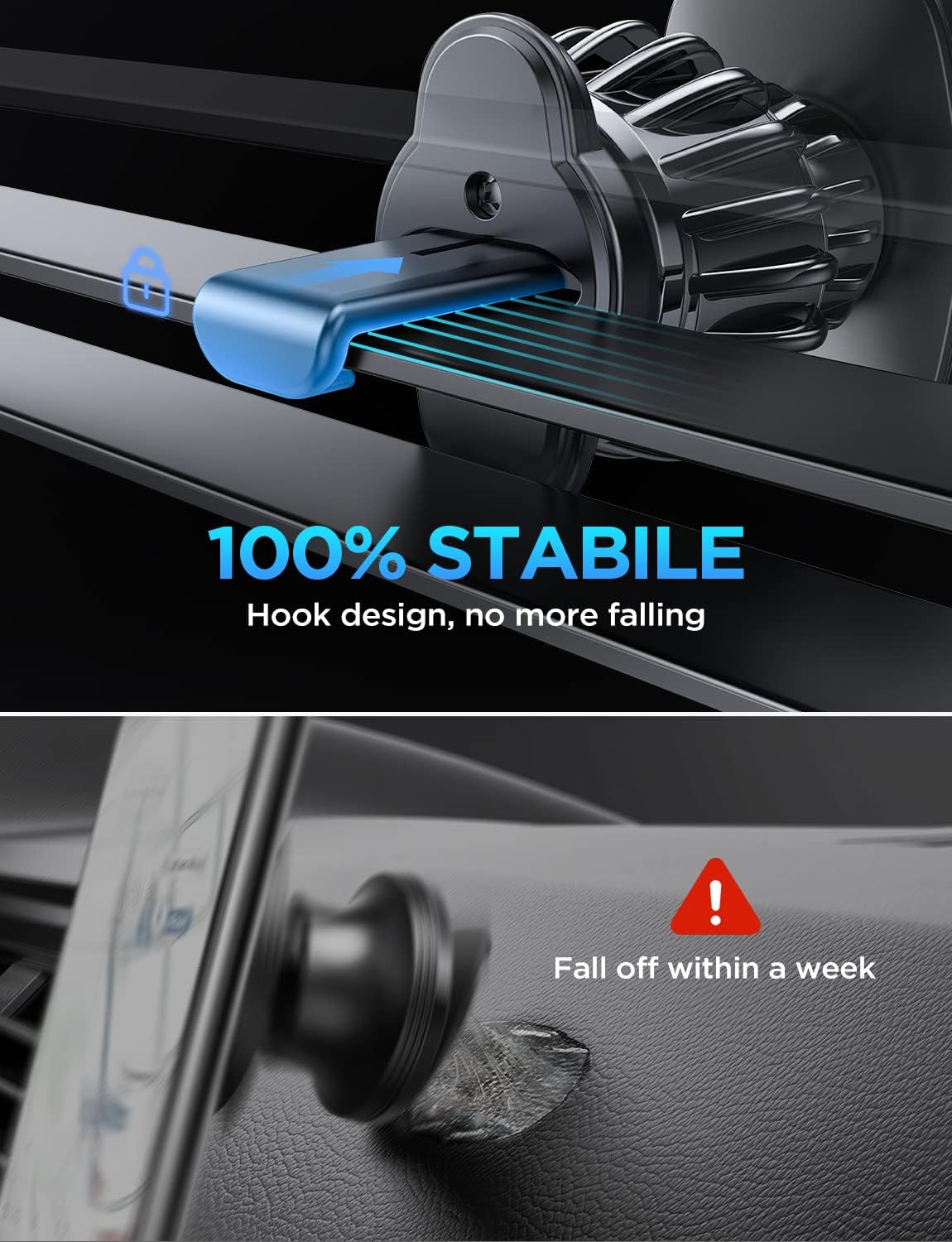 [6 Strong Magnet] LISEN 2 Pack Car Phone Holder