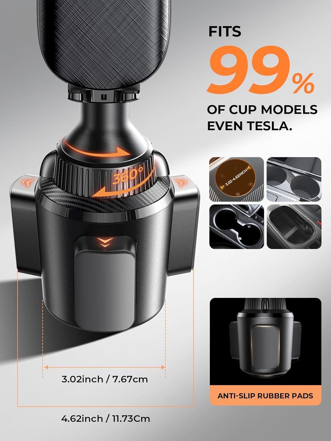 Lisen Cup Holder Phone Mount for Car