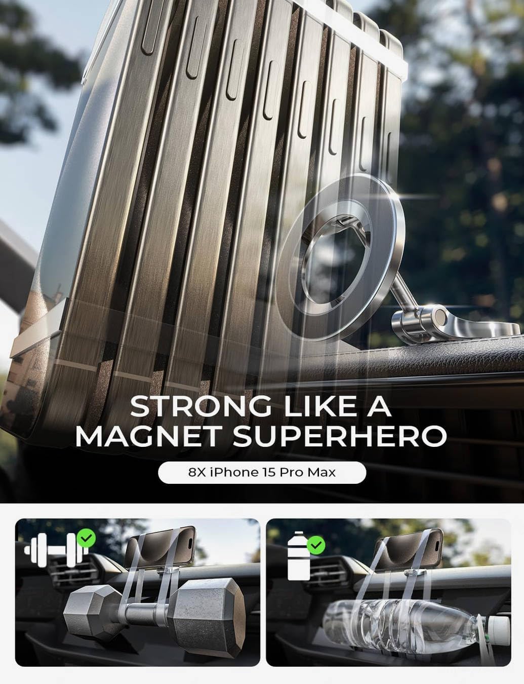 LISEN for iPhone 17 MagSafe Car Mount