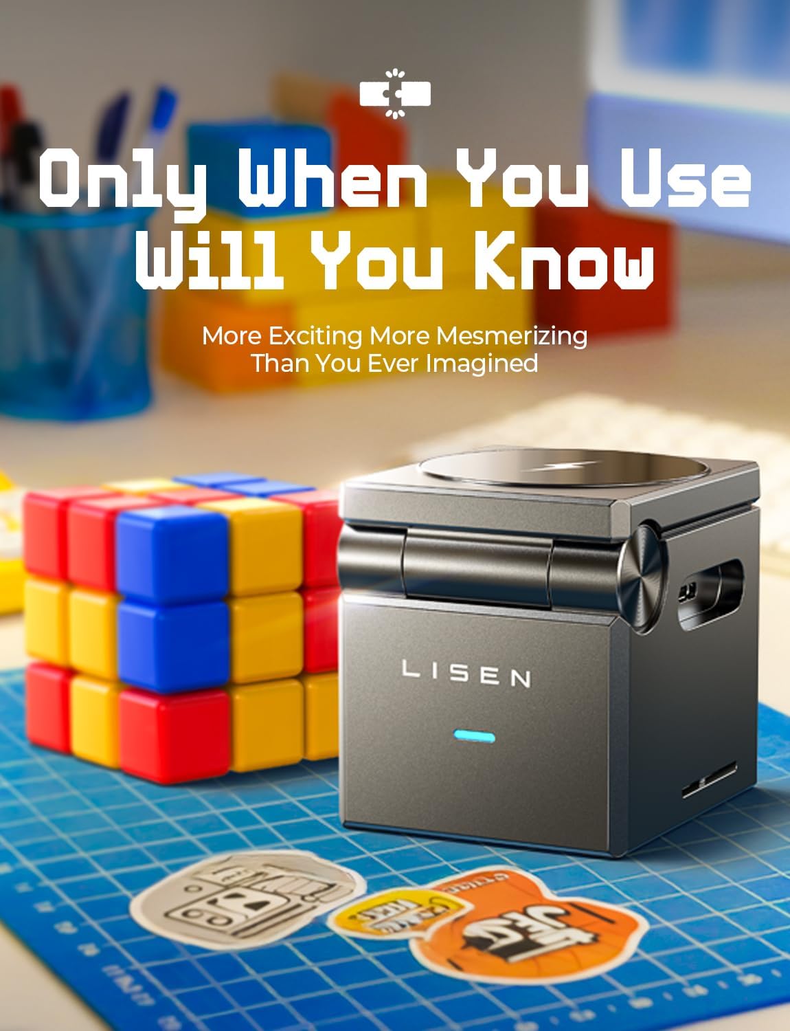 LISEN 3 in 1 Charging Station for Apple
