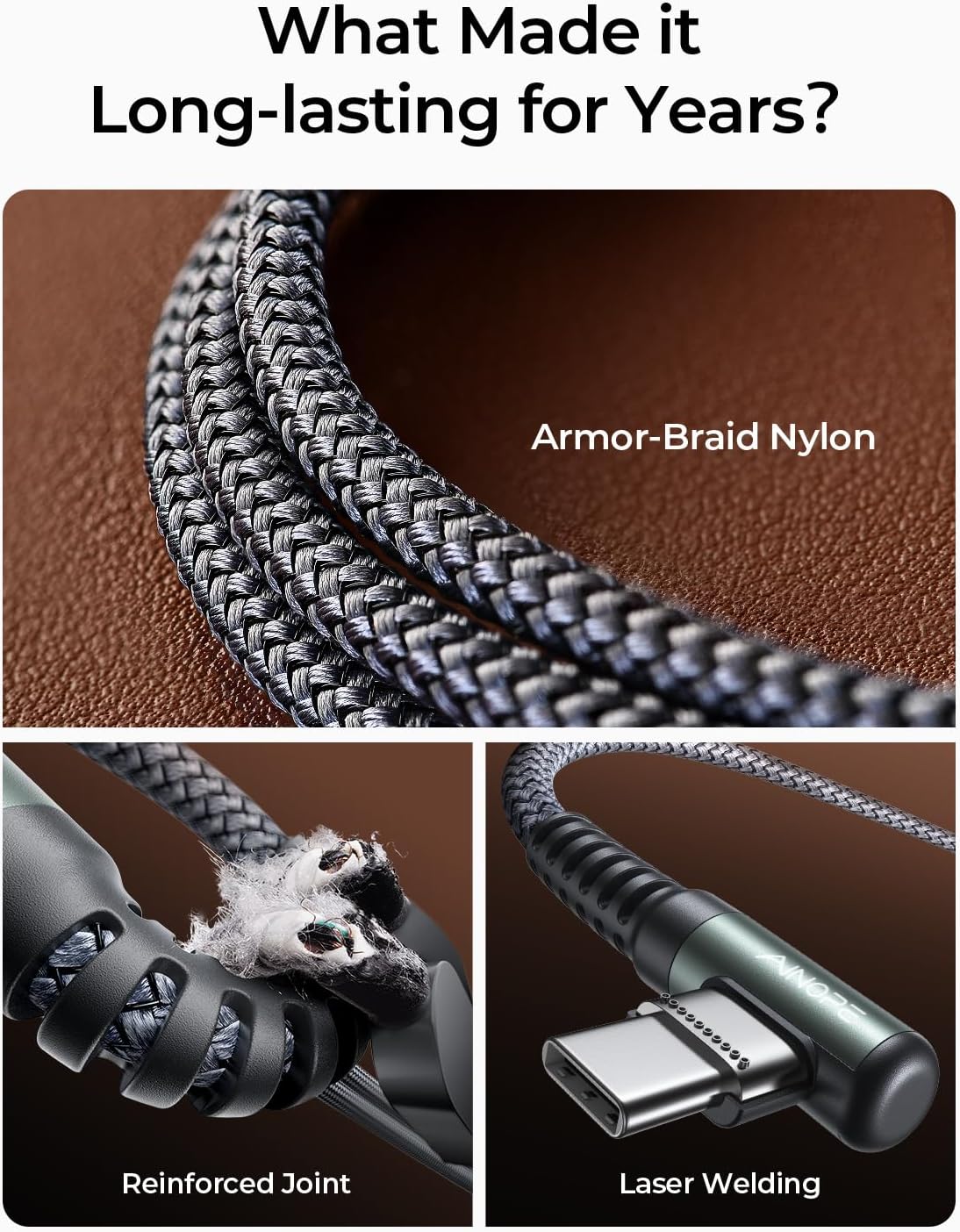AINOPE USB C Charger Cable