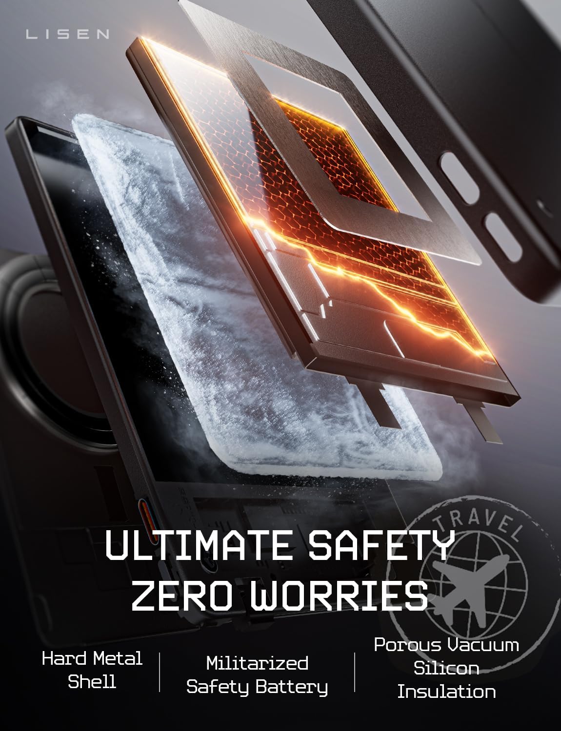 LISEN 0.2‘’ Charge Card Phone Charger