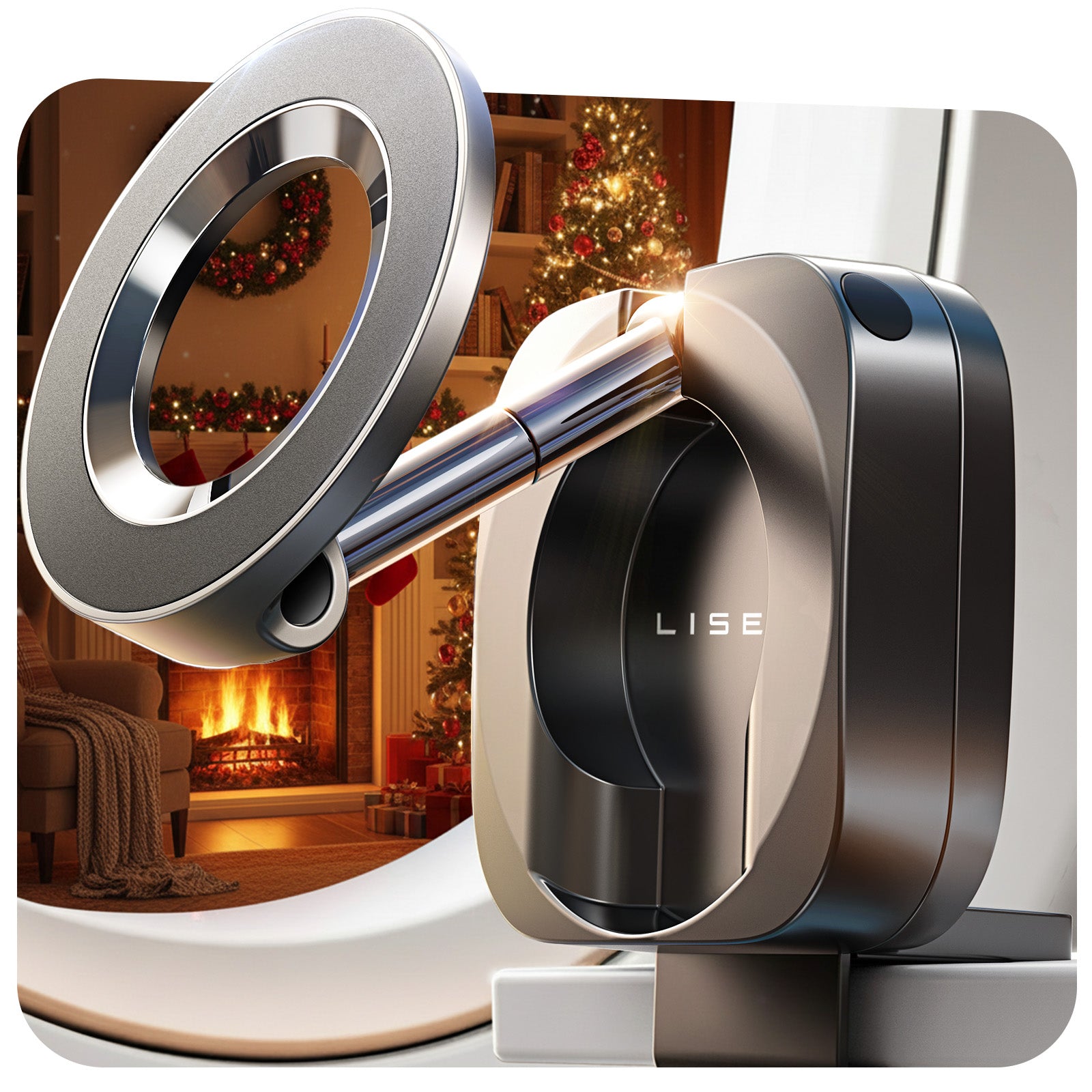 LISEN MagSafe Airplane Travel Phone Holder