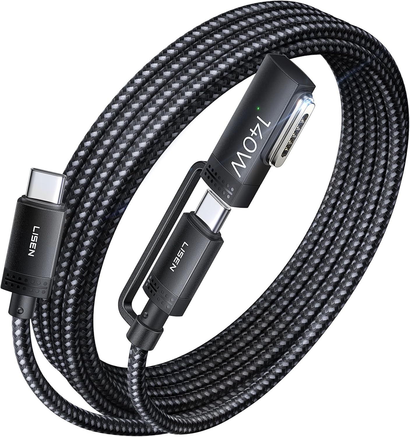 LISEN 140W USB-C to Magnetic 3 Cable