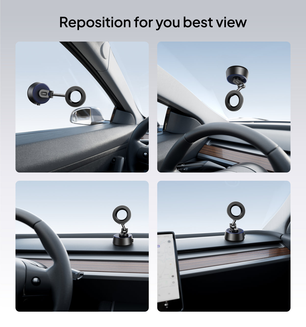 LISEN Electric Auto-Suction MagSafe Mount