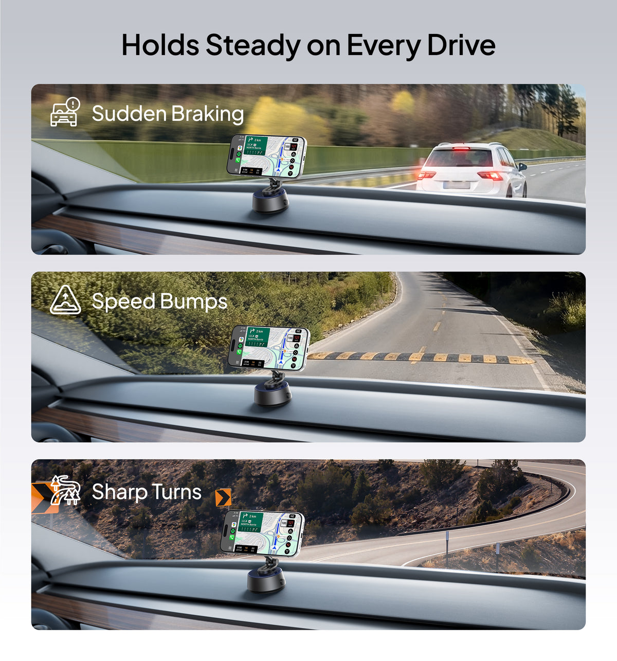 LISEN Electric Auto-Suction MagSafe Mount