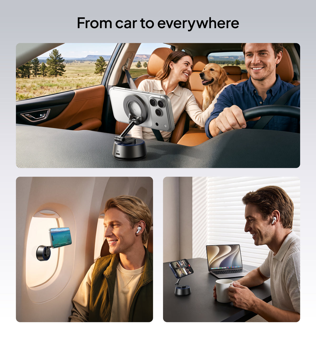 LISEN Electric Auto-Suction MagSafe Mount