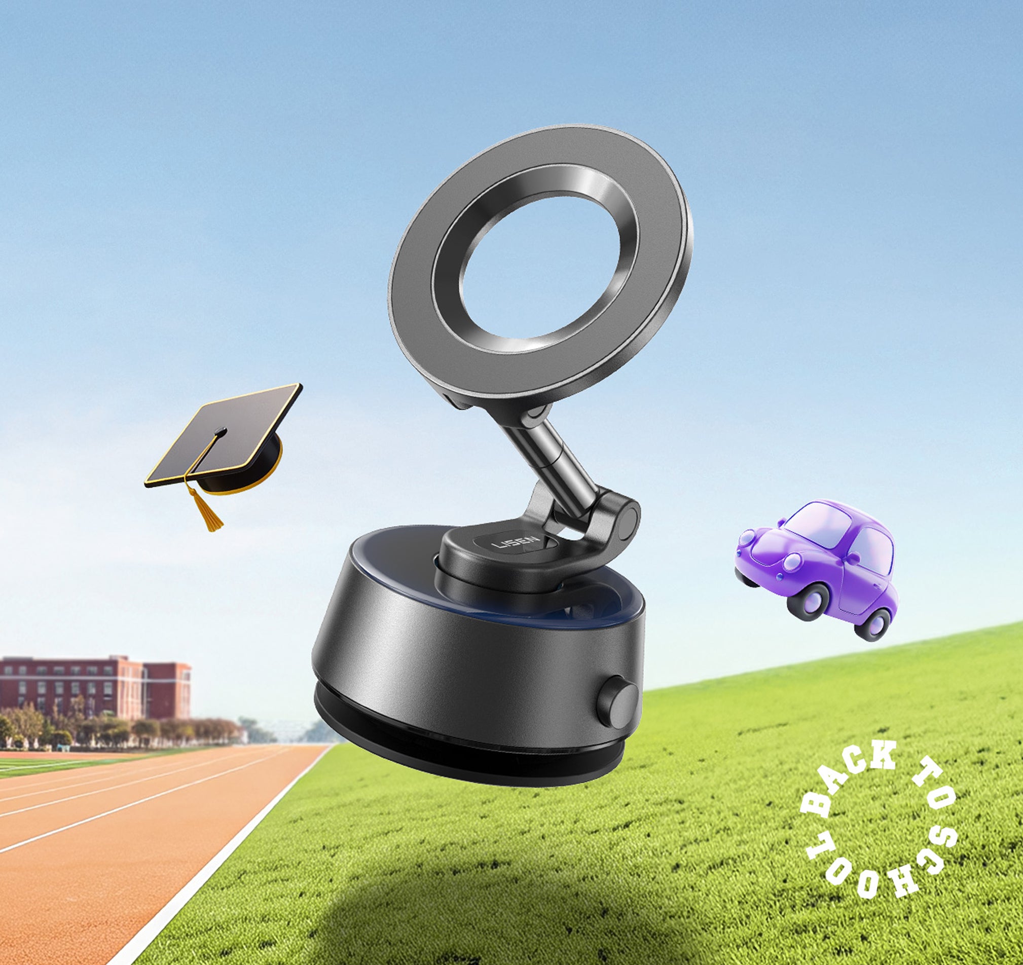LISEN 2026 Auto-Vakuum-MagSafe-Halterung