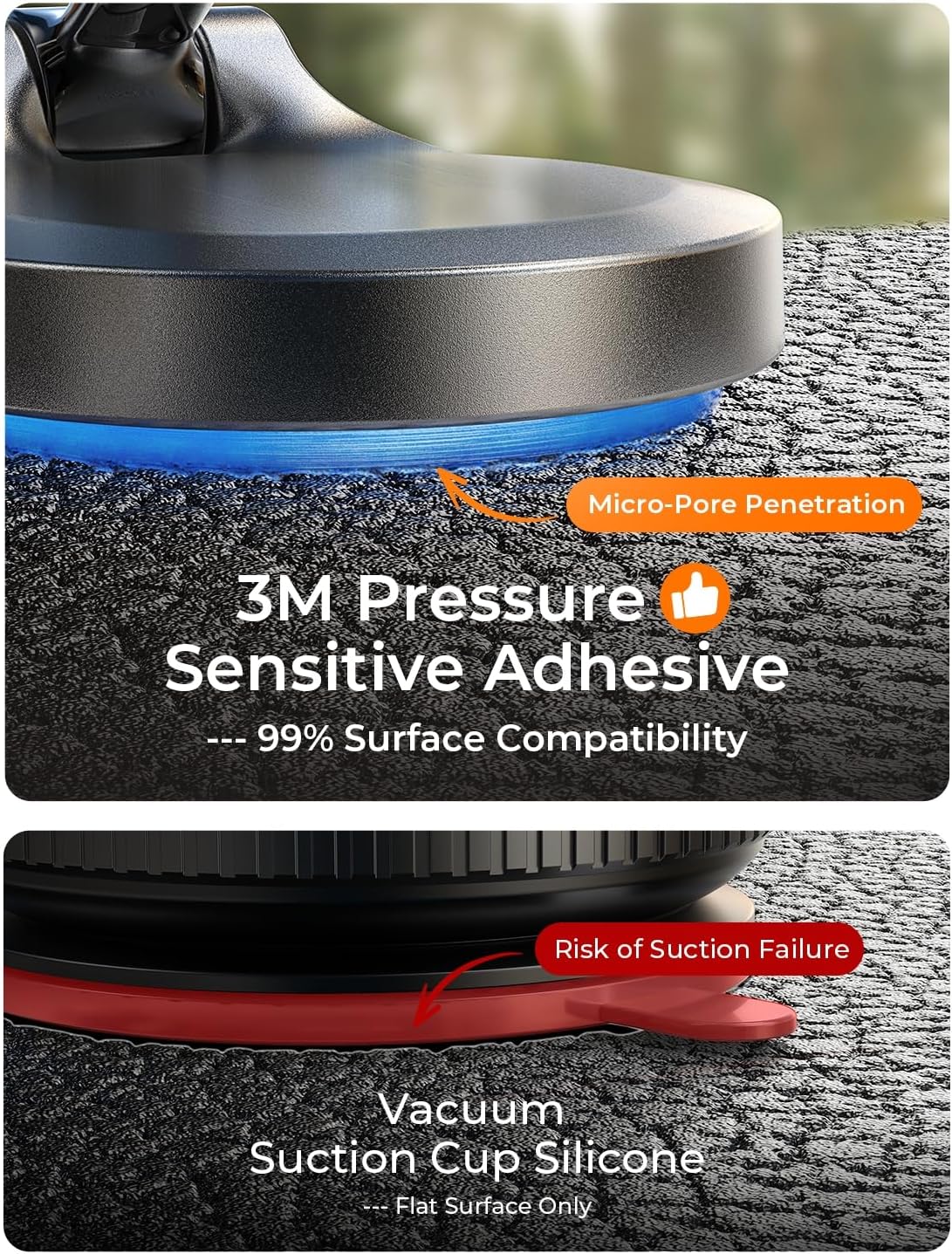 LISEN for MagSafe Car Mount [24 Strong Magnets] Magnetic Phone Holder 360°