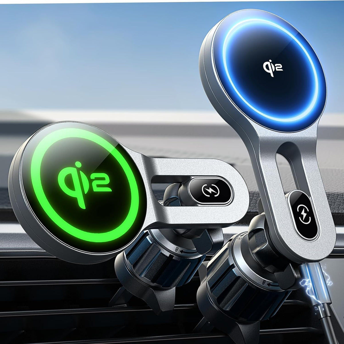 LISEN for Qi2 15W MagSafe Car Mount Charger for iPhone 18 Pro Max, Car Vent Magnetic Car Charger Stable Qi2 Wireless Charging Car Charger Mount Holder,Car Mount,Car Vent Mount for iPhone 18 17 16