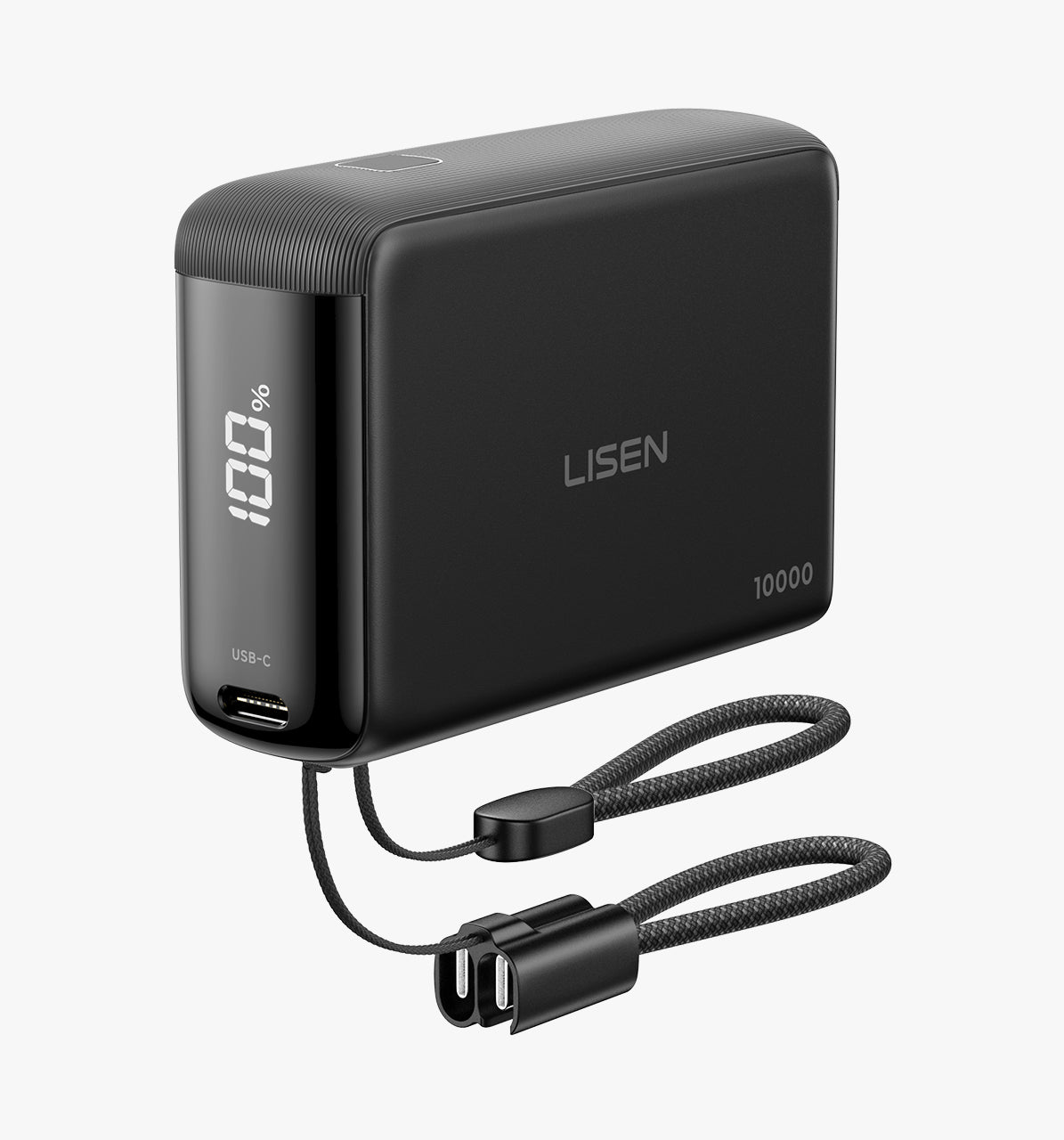 LISEN P606 45W 10K Mini Power Bank with USB-C Cable