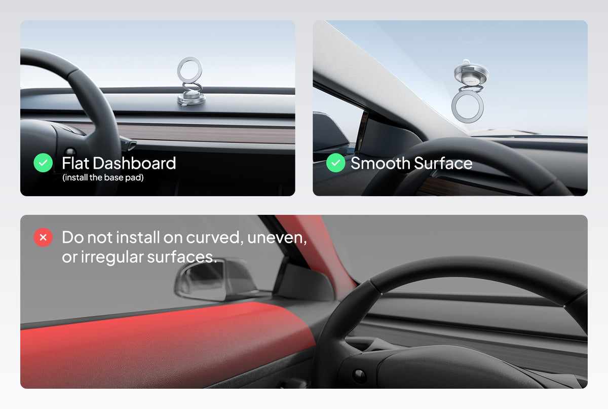 Flat Surfaces. Stronger Hold.
