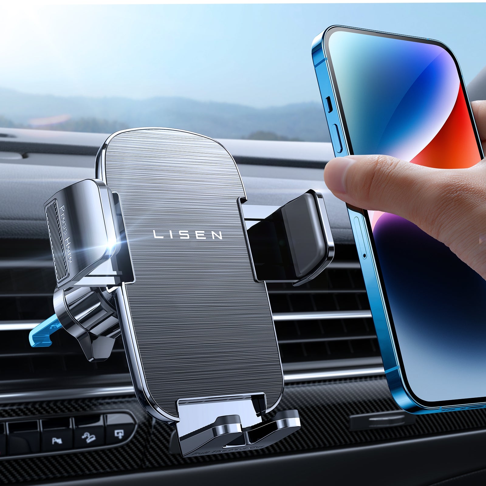 LISEN Car Phone Holder Vent Ultra Stable