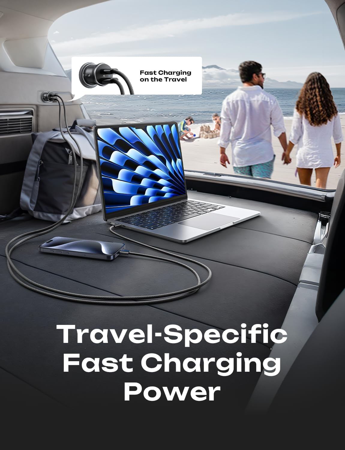 LISEN 90W USB-C Zigarettenanzünder 